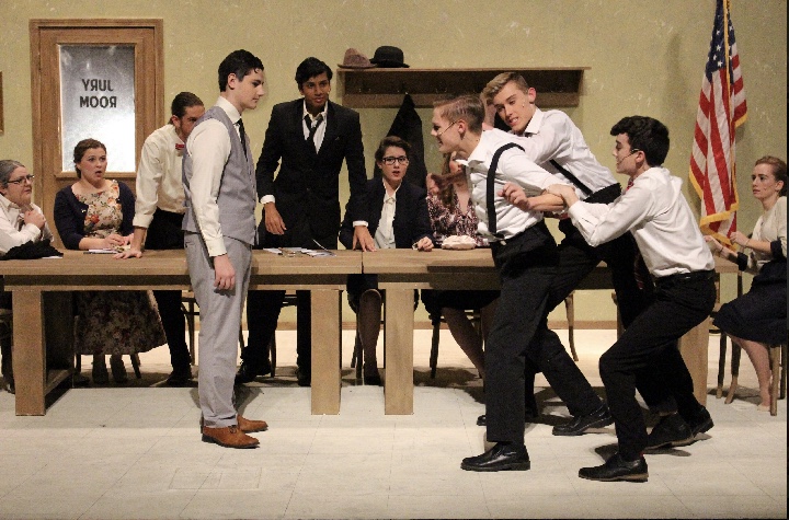 12 Angry Jurors was the first play performed this year and consisted of three acts.