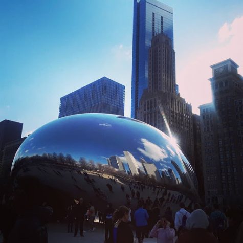 The orchestra students had the chance to visit famous Chicago landmarks.