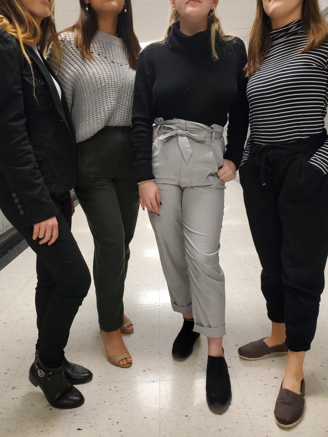 Students dress for success