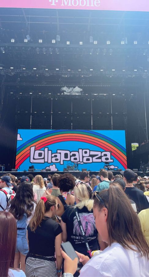 One of the stages that can be seen at Lollapalooza.