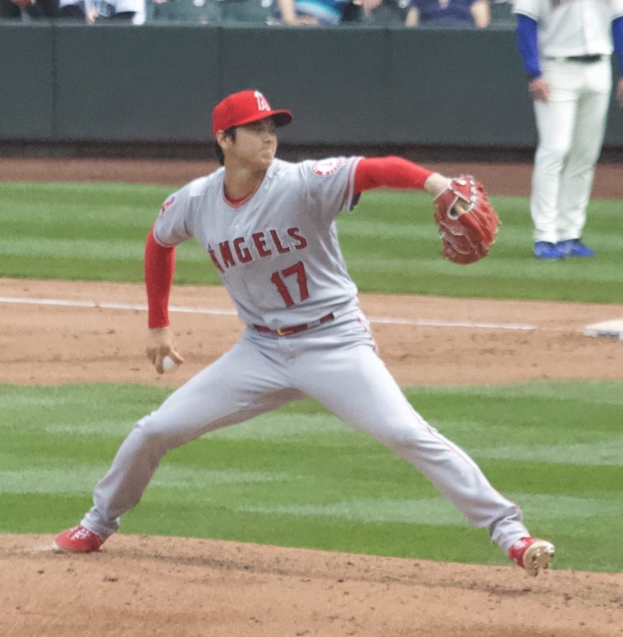 Shohei+Ohtani+is+pitching+for+the+Los+Angeles+Angels+during+a+game+against+the+Seattle+Mariners+in+2018.