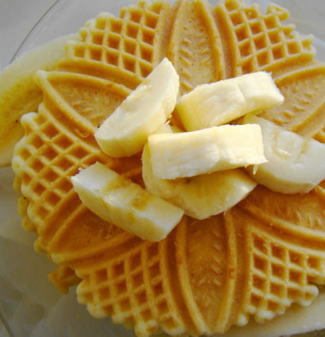 Pizzelles originated in Italy. They are a waffle-type cookie that is eaten mostly on Christmas.