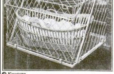 A newspaper advertisement for the Urban Window Baby Cage