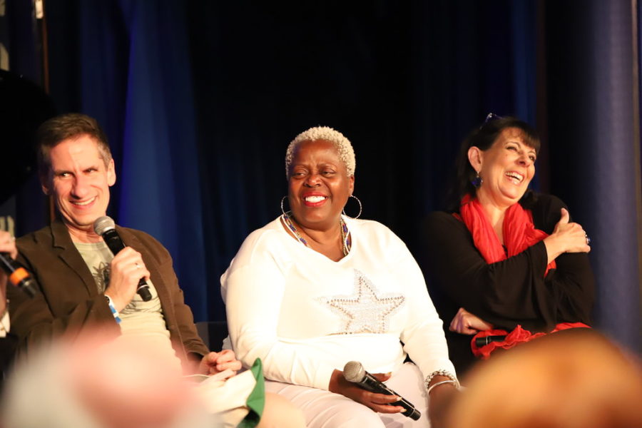 Actress Lillias White at a conference